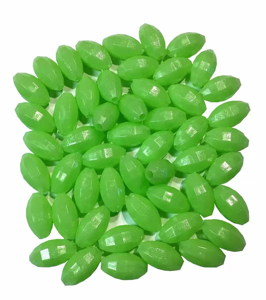 10 mm Football Glow Beads (50 Pack)