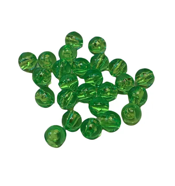 Neon Green Pompano Beads (25 Pack)