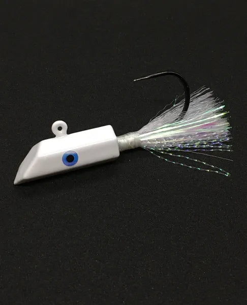 Hand Tied Hex Head: Polar White