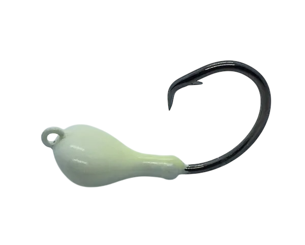 Circle Hook Jigs - Glow Blue