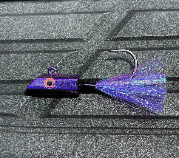 Hand Tied Hex Head: Amethyst