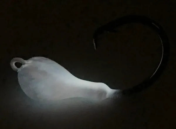 Circle Hook Jigs - Glow White