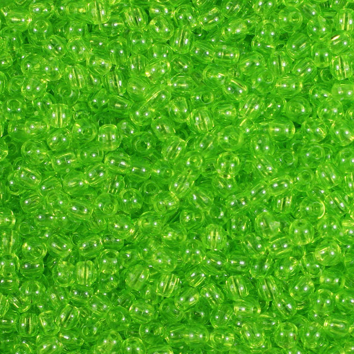 Neon Green Pompano Beads (25 Pack)